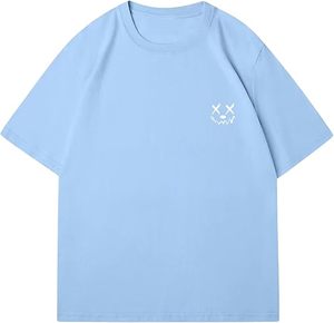 Camiseta extragrande de peso pesado personalizada para hombre, diseño de patrón de letras con serigrafía de algodón pesado 100% - Product Image 5