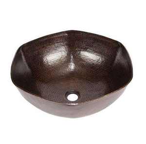 Lavabo de Cobre de Estilo Antiguo para Hotel, Hogar, Villas, Decoración de Baños, Lavabo de Cobre de Forma Redonda - Product Image 2