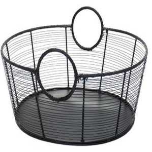 Porte-bûches en métal Durable et résistant à la rouille Parfait pour le stockage du bois de chauffage Utilisation intérieure et extérieure Design moderne - Product Image 6