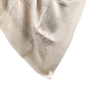 Bufanda de algodón de manga corta de la serie Nara, hiyab elegante con estampado Digital para adultos, accesorio de moda de primavera para musulmanes - Product Image 3