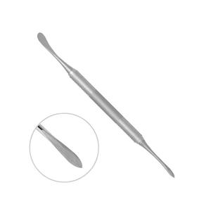 Élévateur périostal orthopédique en acier inoxydable, tête plate, longueur 9 pouces, lame de 1/4 pouce de large avec manche en bois - Product Image 5