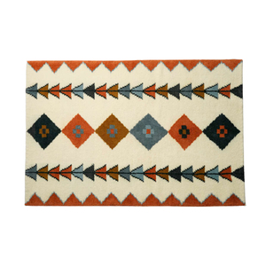 Indien noué à la main laine coton tapis antidérapant Style marocain pour cuisine salle de bain salon tapis et ensembles en gros cible - Product Image 1