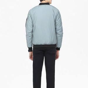 Blouson aviateur d'hiver de haute qualité de la Offre Spéciale du fabricant OEM en toile imperméable à l'eau et à séchage rapide à col montant pour hommes - Product Image 6