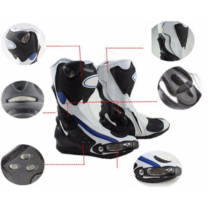 Venta al por mayor Top Venta Último Estilo Moto Zapatos Calidad Premium Montar Hombres Moto Zapatos - Product Image 3