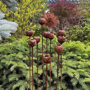 Iron Aluminum Handmade Powder Coated Garden Stakes Outdoor Decorative <b>Plant</b> <b>Supports</b> Modern Traditional Style Yard Durable - Product Image 1