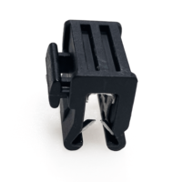 Vente en gros de clips de regroupement en nylon PA66 pour montage sur sapin, trou de 6 mm, autobloquant, 4,8 mm, 200 mm