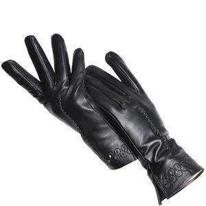 <b>Men's</b> Full-Finger Waterproof Leather <b>Gloves</b> <b>Touch</b> <b>Screen</b> Breathable Eco-Friendly High Quality Fashionable Casual Wear - Product Image 3