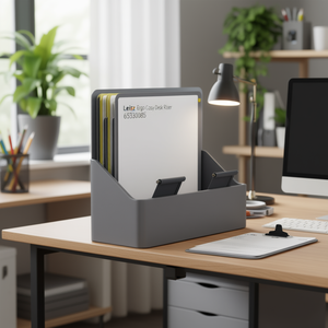 Leitz Ergo Cosy <b>Desk</b> <b>Riser</b> 65330085 Grey File Folder Accessories - Product Image 3
