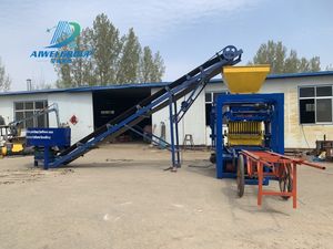 QT4-24 berkualitas tinggi mesin pembuat blok otomatis termasuk mesin Host, <span class=keywords><strong>Mixer</strong></span> dan sabuk konveyor produk terlaris - Product Image 3