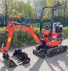 รถขุดขนาดเล็ก Kubota U10-5 แบบ Zero Tail Swing เครื่องยนต์ดีเซล พร้อมระบบไฮดรอลิกเสริม สำหรับงานก่อสร้างในฟาร์ม - Product Image 1