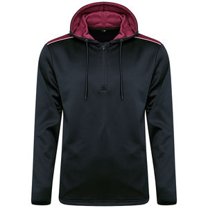 Possédez votre conception hommes vêtements quart fermeture éclair sweats à capuche haute qualité tenue décontracté quart fermeture éclair hommes sweats à capuche - Product Image 5