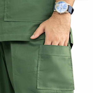Uniformes de costume d'hôpital de gommages pour hommes adultes sur mesure pour les ensembles de gommages médicaux à manches courtes pour hommes - Product Image 4