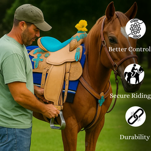 Nueva silla de carreras de cuero occidental de buena calidad tallada a mano al mejor precio - Product Image 3