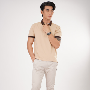 Coupe régulière hommes Polo demi manches tissu de haute qualité Polo vêtements pour hommes 100% coton Polo uniforme scolaire vêtements hommes - Product Image 1