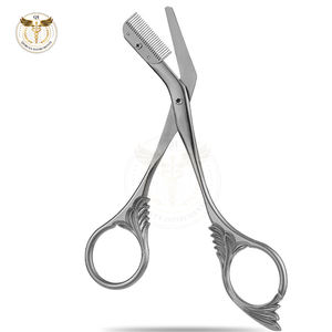 Professional Eyebrow Scissors Beauty Care Precision Trimming Scissors Stainless Steel <b>Makeup</b> <b>Tool</b> - Product Image 1