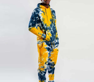 Survêtement Tie Dye confortable disponible OEM pour hommes Vêtements décontractés anti-boulochage respirant séchage rapide Gym Jogging survêtement pour hommes - Product Image 6