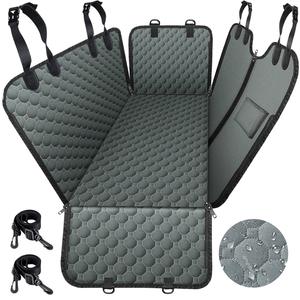 Hamaca Impermeable para Perros con Base Rígida, Extensor de Asiento Trasero para Autos, Camionetas, SUV, Jeep, Protector de Asiento Trasero para Mascotas - Product Image 1
