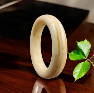 Brazalete de Hueso de Búfalo Natural, Joyería Artesanal de Hueso de Búfalo - Product Image 6