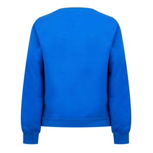 เสื้อสเวตเตอร์คอตตอนสำหรับผู้ชายและผู้หญิงเสื้อสเวตเตอร์คอกลมแบบสวมหัวดีไซน์เรียบสำหรับสไตล์สตรีทแวร์โลโก้ออกแบบได้ตามต้องการ - Product Image 5