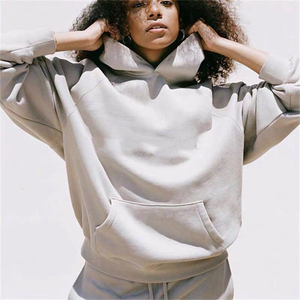 เสื้อฮู้ดผู้ชายไซส์ใหญ่ ผ้าฝ้าย 100% น้ำหนัก 280 กรัม สำหรับฤดูหนาว พร้อมลายพิมพ์ดิจิทัลและโลโก้แบบกำหนดเอง - Product Image 2