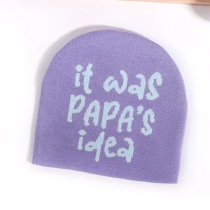 หมวกถักผ้าแจ็คการ์ดลายตัวอักษรสำหรับผู้ชายและผู้หญิงหมวกขนสัตว์เพื่อความอบอุ่นกลางแจ้งสินค้า2025แฮนด์เมด - Product Image 6