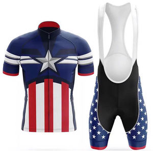 Conjunto de Jersey de Ciclismo, Ropa de Ciclismo de Verano, Ropa de Bicicleta de Montaña, Uniforme de Ciclismo Sublimado - Product Image 1