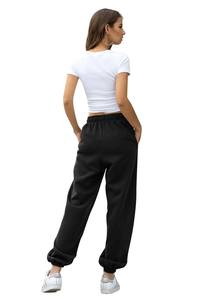 2024 nouveauté personnalisé décontracté ample Sport dames léopard Joggers pantalon femmes pantalon 100% coton respirant - Product Image 5