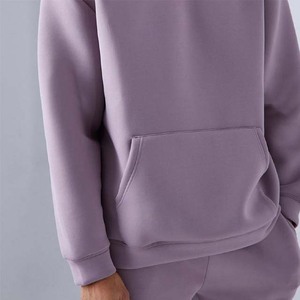 Survêtements Hommes Haute Qualité Unisexe Coton Lourd Homme Survêtement Jogger Ensemble Streetwear Surdimensionné Boxy À Capuche Sweat Pantalon Survêtement - Product Image 3