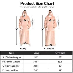 Manta con Capucha Tipo Sudadera, Manta Gigante de Sherpa, Manta de Punto Extra Grande, Oferta - Product Image 4