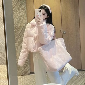 Winter Thickened <b>Cotton</b>-<b>padded</b> Men's Hooded Puffer Jacket Waterproof Windproof Versatile Trendy Student Outdoor Detachable Liner - Product Image 4