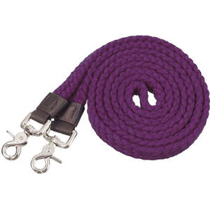 Rênes en coton tressé souple Pro Cotton Roping pour l'équitation western, les barrel racing, avec attaches à déclenchement rapide, pour le rodéo, la randonnée équestre et l'entraînement des chevaux - Product Image 4