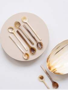 PRODUCTS POLISHED WHITE HORN SPOON for Home and Restaurant Kitchen Use Best Quality Handicraft Animal Style Bowl on Sale - Product Image 6