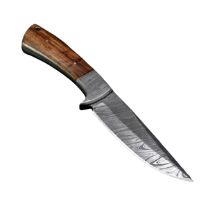 Cuchillos de caza para acampar al aire libre hechos a mano de Damasco personalizados cuchillos para acampar al aire libre - Product Image 2