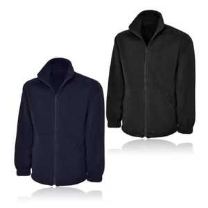 Classic <b>Fleece</b> Jacket Full Zip <b>Work</b> Wear Warm Casual Hoodie Thick Mens HeavyDuty for sale - Product Image 3