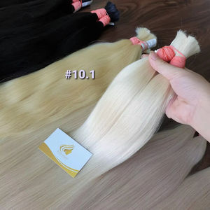 Meilleur prix Style de luxe en vrac couleur droite 100% extensions de cheveux humains vierges non transformés brut Vietnam en gros - Product Image 1