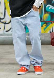 Pantalones vaqueros holgados negros clásicos para hombre, pantalones vaqueros duraderos de corte holgado, perfectos para ropa de calle informal y moda diaria moderna - Product Image 4