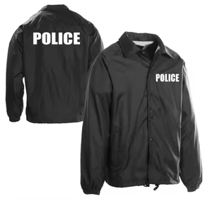 Chaqueta de Seguridad Negra para Hombre de Alta Calidad, Chaqueta Cortavientos de Nailon con Bolsillo, Color Personalizado - Product Image 3