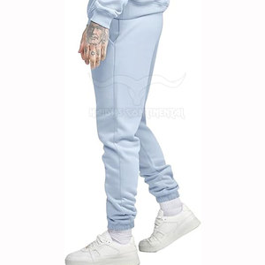 Personnalisé Hommes Gym Jogging Formation Fitness Sport Zipper Survêtement 100% Coton Respirant Pantalon Uni Hiver Deux Pièces Ensemble - Product Image 5