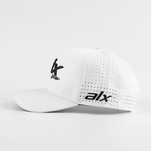 Casquettes de baseball imperméables personnalisées pour golfeurs, logo brodé, chapeaux de golf perforés, usine de chapeaux d'Indonésie, casquettes de sport K - Product Image 3