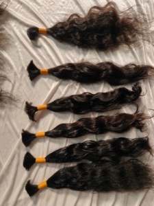 Vente en gros 100% cuticules brutes alignées vierge cheveux humains os droit ondulé double tirage 10A 12A 15A vendeurs de paquets de cheveux bruts - Product Image 5