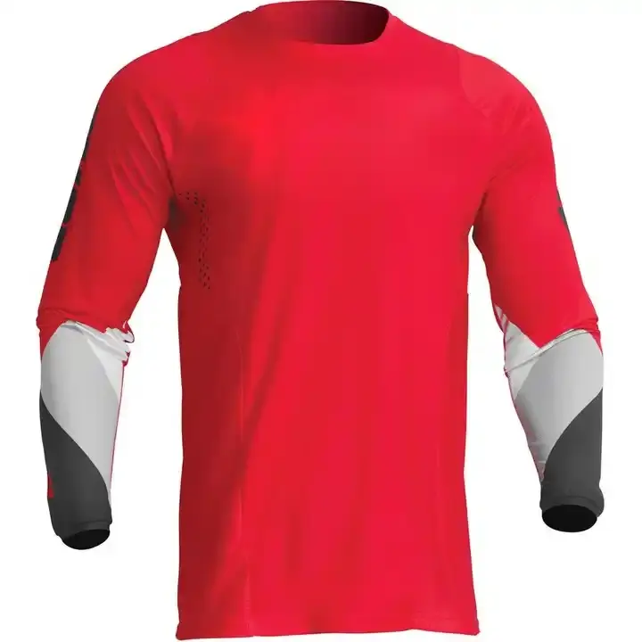 Chất Lượng Hàng Đầu Tùy Chỉnh Thăng Hoa Jersey 100% Polyester Motocross Jersey Xuống Dốc Jersey Dài Tay Áo Người Đàn Ông Xe Đạp Leo Núi Shi