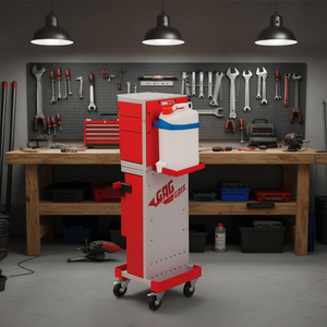 กระป๋องน้ำยูซากพร้อมที่วางและตู้เก็บอุปกรณ์ - Product Image 3