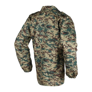 Veste de chasse camouflage numérique pour homme, manches longues, vêtements de terrain utilitaires, coton rip-stop, polyester, manteau personnalisé OEM - Product Image 2