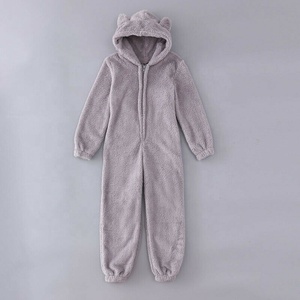 Combinaison de nuit à capuche pour femmes, motif écossais, design personnalisé 2026, plusieurs couleurs, en polaire, séchage rapide, écologique - Product Image 6