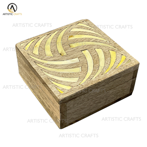 Handmade Luxury Mango <b>Wood</b> Crafts Eco-Friendly Decorative Boxes and <b>Wall</b> <b>Signs</b> for Home for Storage or Decoration - Product Image 3