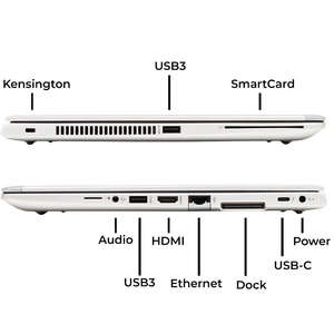 Ordenador portátil de negocios H P Elite Book 830 G6 usado con memoria de 8GB y 256GB SSD con procesador Quad Core - Product Image 2