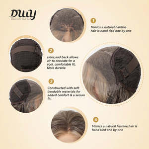 Lacey-DWY for Ombre <b>Blonde</b> Curly <b>Wig</b> with 13x6 Transparent Lace Front Filter Lace Fronted <b>Wigs</b> - Product Image 5