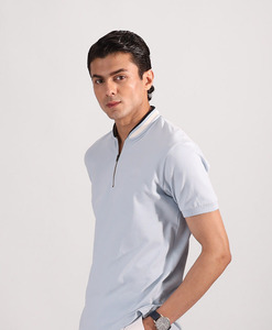 Polos Vintage de manga corta para hombre, camisas de gran tamaño y ajustadas, nuevos estilos de verano al por mayor, polos orgánicos informales para gimnasio - Product Image 6