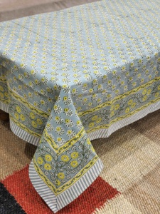 Sanvi K Handicrafts - Housse de table personnalisable en coton 100% imprimé à la main avec un motif Amer attrayant pour la décoration de la maison - Product Image 3