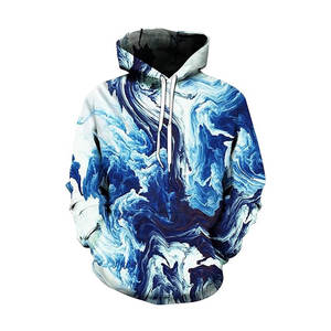 Sweat à capuche d'hiver en coton de haute qualité pour hommes imprimé du logo OEM XS-6XL la coupe surdimensionnée imprimée en 3D DIY vente en gros - Product Image 1